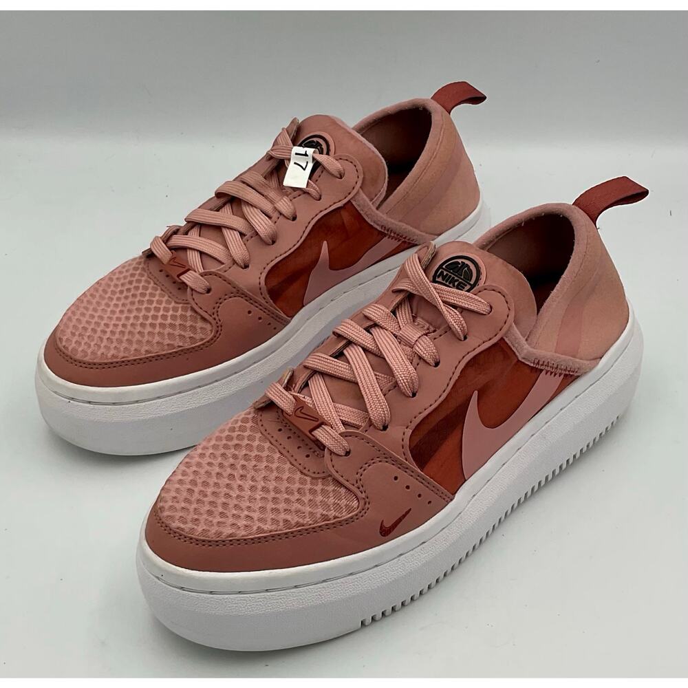 Nike Court Vision Alta TXT Platform 7.5W Rust Pink CW6536-600 #208 - Picture 2 of 8